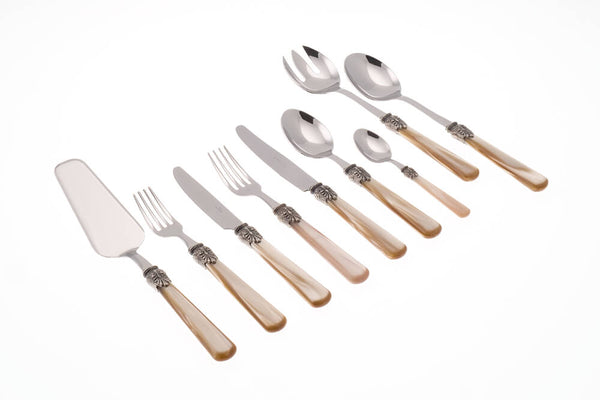 online Service de couverts 75 pièces en acier inoxydable Rivadossi Sandro Elena Champagne