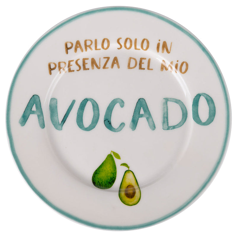 Set 6 Piattini Frutta Ø19x1,5 cm in New Bone China VdE Tivoli 1996 Le Travisate Bianco