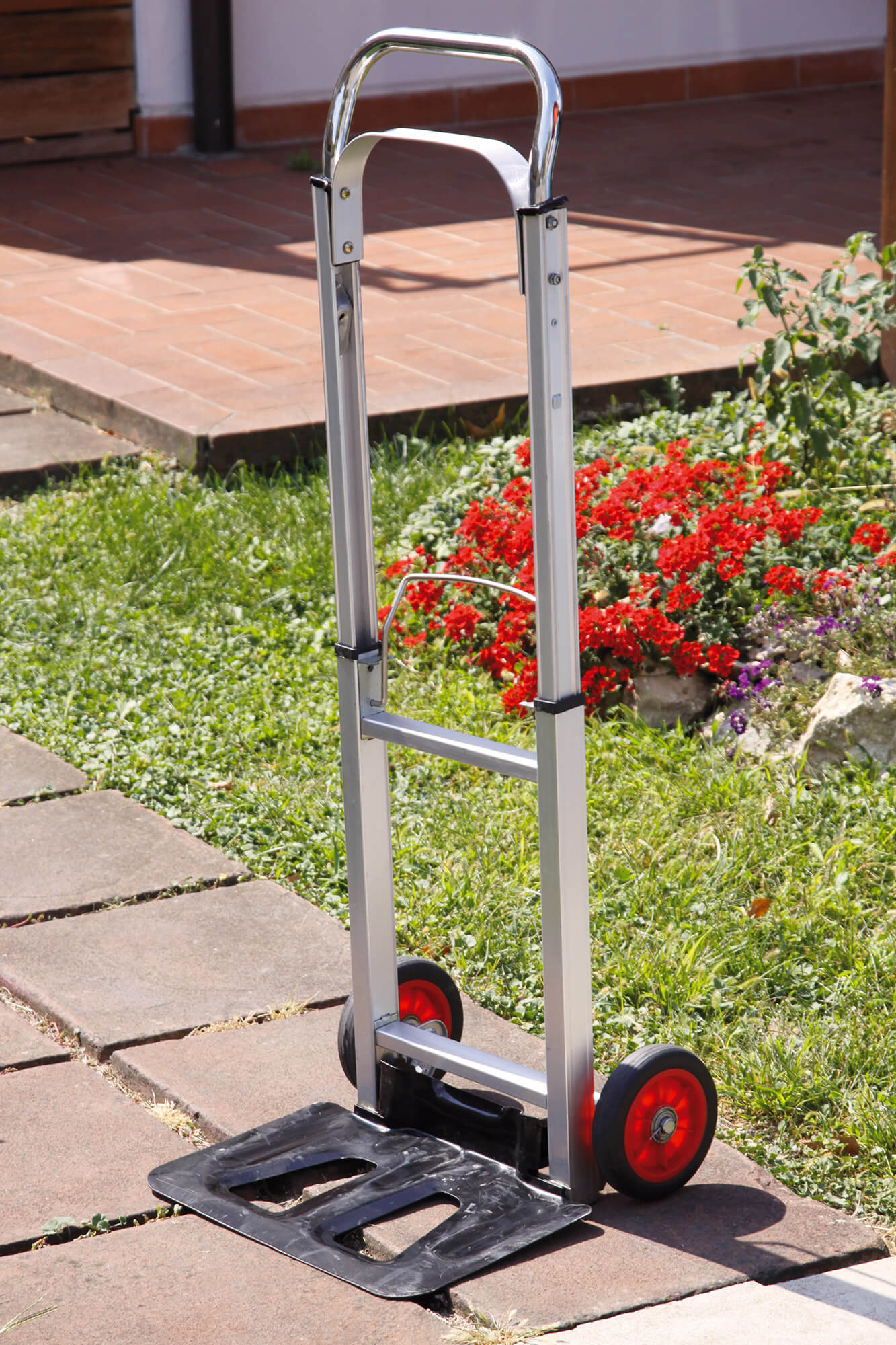 Chariot porte-bagages pliable...