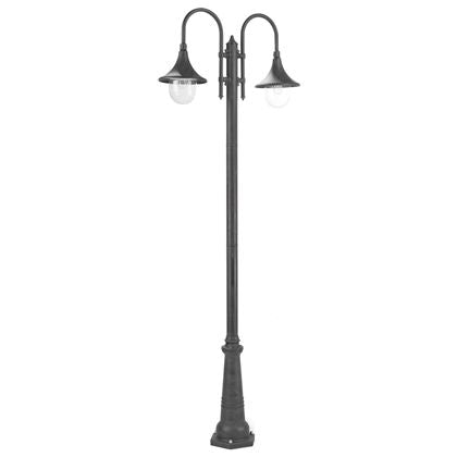 Palo Alto Lampe de Jardin 2 Lumières E27 en Aluminium Sovil Noir sconto