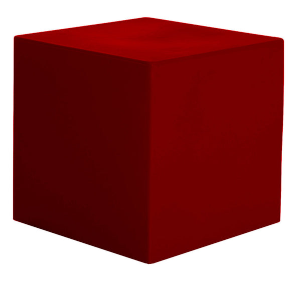 acquista Pouf de jardin 50x50 cm en résine Arkema Pouf Iris Rubis
