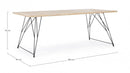 Tavolo District 200x90 Fisso in Legno
