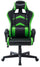 Chaise Gaming Ergonomique en Similicuir Hauteur Réglable Motti Jerez Noir et Vert