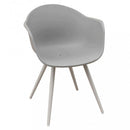 Sedia Sestriere 61x61x80 h cm in Plastica Tortora