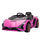 Macchina Elettrica per Bambini 12V con Licenza Lamborghini Sian FKP 37 Rosa