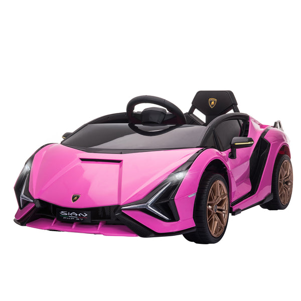 Macchina Elettrica per Bambini 12V con Licenza Lamborghini Sian FKP 37 Rosa online