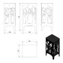 Camino a Bioetanolo da Pavimento 36x70,2 cm Flig Atlanta