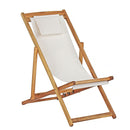 Sdraio da Giardino pieghevole 103x50xH97 cm in legno Erica