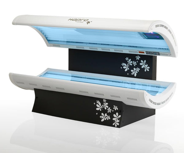 Lit de bronzage avec lampe Hapro Topaz 24/1 Combi haute pression Visa acquista