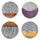 Set de 4 assiettes plates Ø27x2,5 cm en céramique VdE Tivoli 1996 Switch