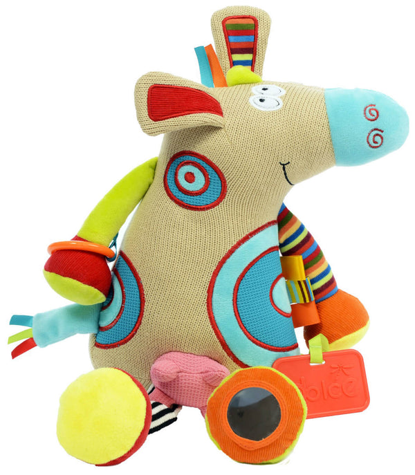 Vache en peluche pour enfant aux doux sons multicolores online