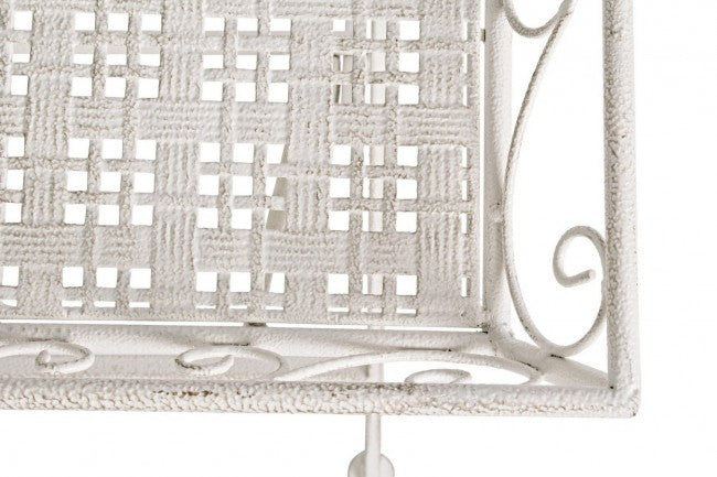 Set 2 Tavolini 63x40x60 cm Emily in Acciaio