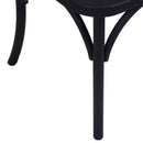 Sedia da Giardino in Plastica Cross Nero