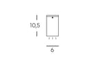 Faro Faretto Plafone da Esterno a LED 4W 4000K Sovil Grigio