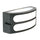 Applique d'extérieur E27 en aluminium Sovil gris