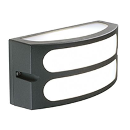 Applique d'extérieur E27 en aluminium Sovil gris sconto