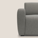 Divano Letto 3 Posti 195x93x100 cm in Tessuto Giallo