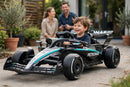 Macchina Elettrica per Bambini Licenza Mercedes F1 12V con Telecomando Nero