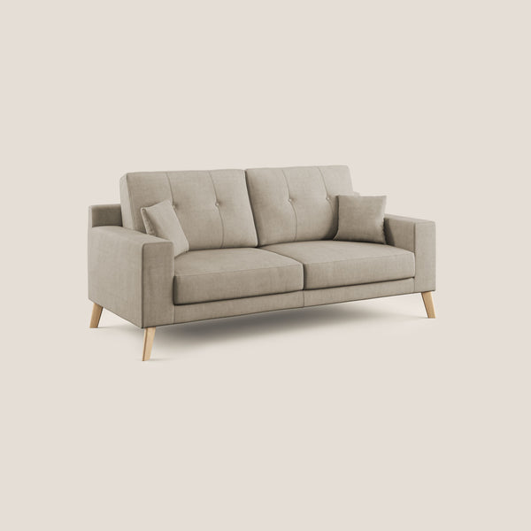 Canapé 2 places 146x95x91 cm en tissu beige online