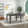 Table extensible 120x80 cm en MDF Megaron Anthracite