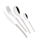 Servizio Set di Posate 24 pezzi in Acciaio Inox Eme Loto Bianco 19
