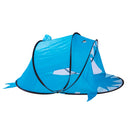 Tenda da Gioco per Bambini 183x96x86 cm con Apertura Pop-Up Squalo Blu
