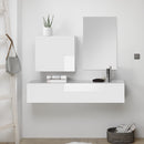 Mobile Ingresso 55x50x30 cm Yuma bianco lucido