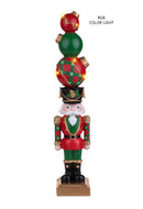 Soldato Schiaccianoci Natalizio con Puntale H61 cm in Resina