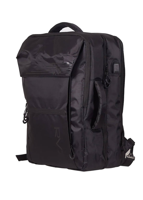 acquista Zaino Cabin Size in Poliestere Impermeabile Cerniera Antifurto e Porta USB Ravizzoni Lima Nero