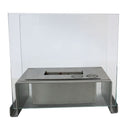 Camino a Bioetanolo da Tavolo 20,8x19,3 cm Karlsen Capri Acciaio