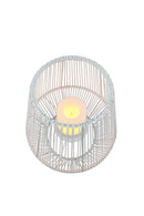 Lampada tavolo da Esterno a LED in Plastica Bianco