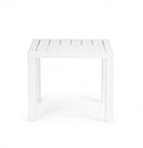 Set 2 Tavolini 40x40x35h cm Cruise Bianco