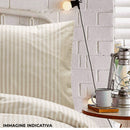 Copripiumino Matrimoniale con Sacco e Federe Tinto in Filo Garrini Jennifer Rosa