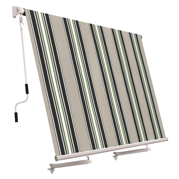 acquista Store banne avec bras 245x245 cm tissu polyester Green Line