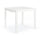 Tavolo Allungabile da Giardino 83-166x80x75h cm Pelagius Bianco