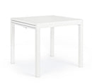 Tavolo Allungabile da Giardino 83-166x80x75h cm Pelagius Bianco