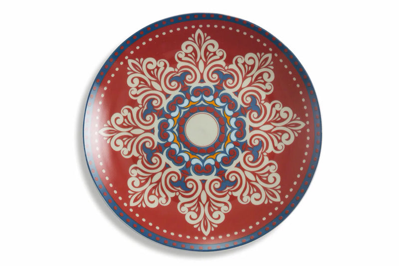 Servizio Piatti 18 Pezzi in Porcellana Multicolor VdE Tivoli 1996 Shiraz