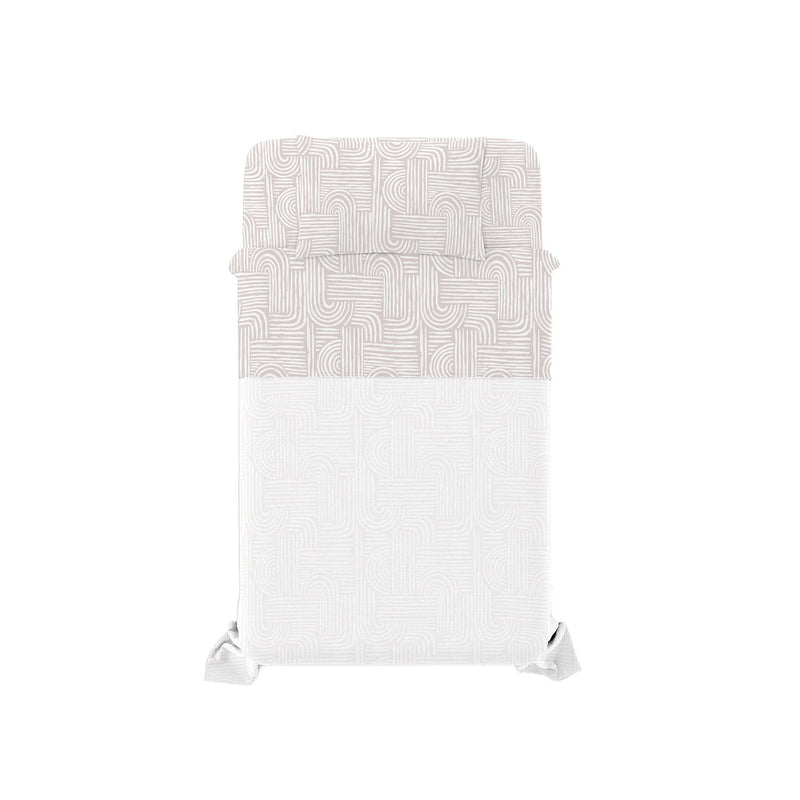 Set Lenzuola Singolo con Stampa Sopra Sotto e Federa Linea Ida Diana 