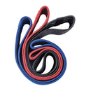 Set 3 Fasce Elastici di Resistenza per Allenamento Fitness in Poliestere Colorati
