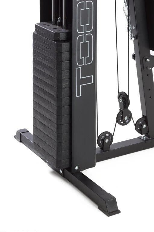 Stazione Pesi Multifunzione 12 Esercizi con Pacco Pesi da 70Kg Toorx Msx-60