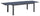 Table de Jardin Extensible 100x180/240x75 cm en Aluminium Anthracite