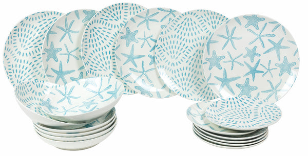 Service De Table 18 Pièces en Porcelaine VdE Tivoli 1996 Playa Cielo Azzurri online