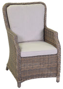 Set da Giardino Tavolo e 6 Sedie in Polyrattan Baltimora