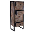 Cassettiera in Legno MDF e Abete 6 Cassetti Bilbao