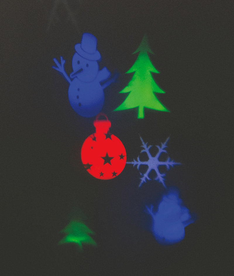 Proiettore Laser a Led 4 Forme Luci Natalizie da Interno Soriani Traditional