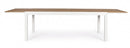 Tavolo Allungabile Elias 200-300x95 cm Bianco in Alluminio