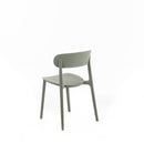 Set 4 Sedie 48x52xH77,5 cm in Polipropilene Cindy Grigio chiaro