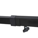 Rullo Bici Allenamento Lunghezza regolabile Nero 49x16x82-130 cm 