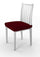 Lot de 2 Housses de Chaise Stretch en Polyester Bordeaux