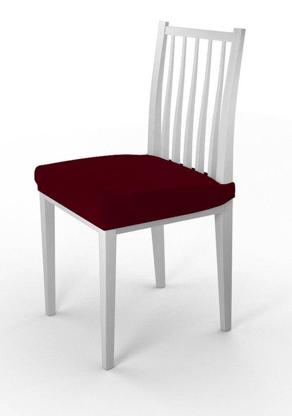 acquista Lot de 2 Housses de Chaise Stretch en Polyester Bordeaux